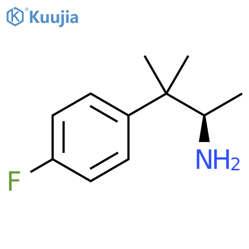 Benzeneethanamine, 4-fluoro-α,β,β-trimethyl-, (αR)- structure