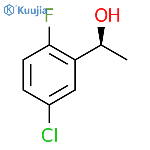 (1S)-1-(5-chloro-2-fluorophenyl)ethan-1-ol structure