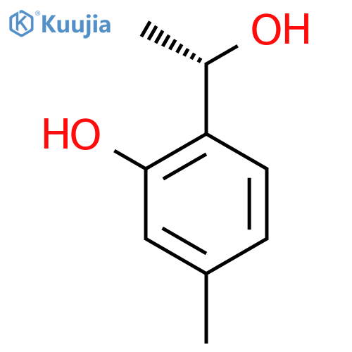 2-(1S)-1-hydroxyethyl-5-methylphenol structure