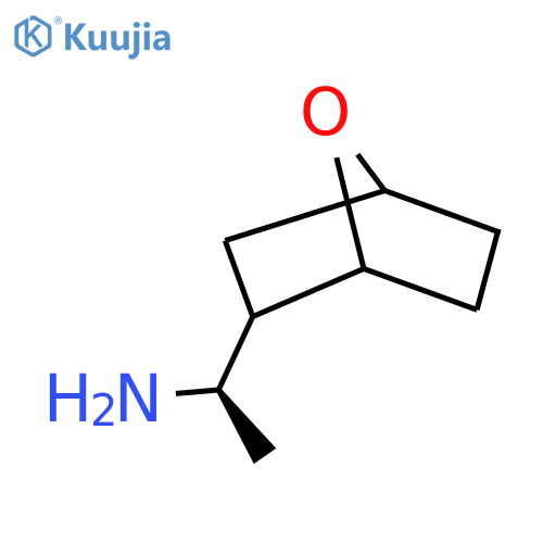 (1R)-1-{7-oxabicyclo2.2.1heptan-2-yl}ethan-1-amine structure