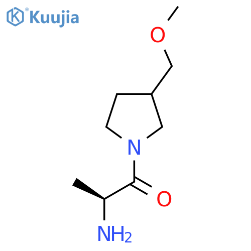 (S)-2-Amino-1-(3-methoxymethyl-pyrrolidin-1-yl)-propan-1-one structure