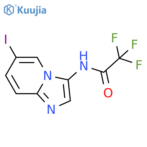 2,2,2-Trifluoro-N-(6-iodoimidazo[1,2-a]pyridin-3-yl)acetamide structure