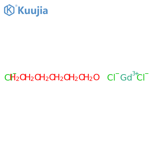 Gadolinium(III) chloride hexahydrate structure