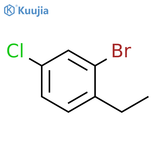 2-bromo-4-chloro-1-ethylbenzene structure