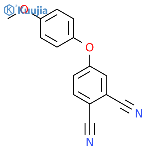 1,2-Benzenedicarbonitrile, 4-(4-methoxyphenoxy)- structure
