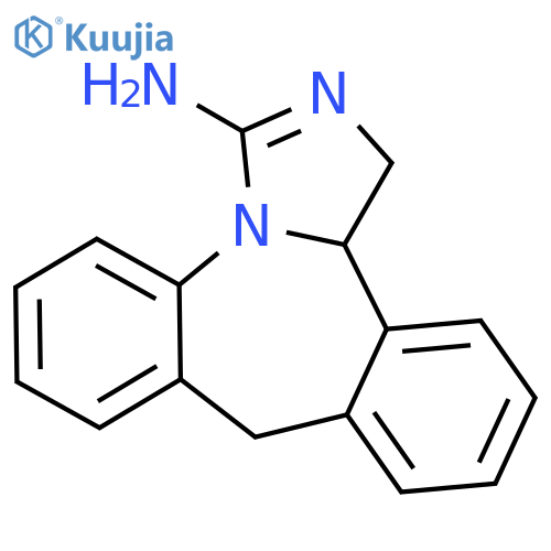 1H-Dibenz[c,f]imidazo[1,5-a]azepin-3-amine, 9,13b-dihydro-, (+)- structure