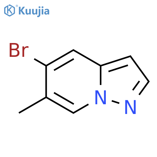 5-Bromo-6-methylpyrazolo[1,5-a]pyridine structure