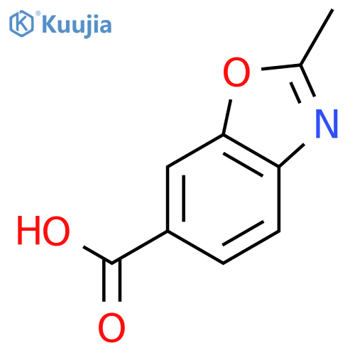 2-Methyl-1,3-benzoxazole-6-carboxylic acid structure