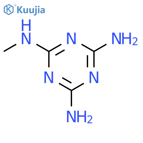 1,3,5-Triazine-2,4,6-triamine,N2-methyl- structure