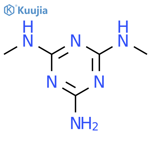 1,3,5-Triazine-2,4,6-triamine,N2,N4-dimethyl- structure