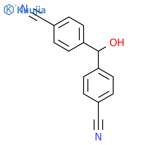 Bis(4-cyanophenyl)methanol structure