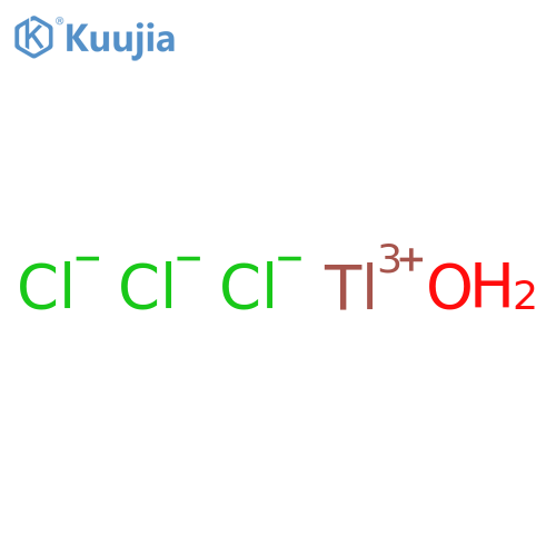 Thallium (III) chloride hydrate (8% H2O) structure