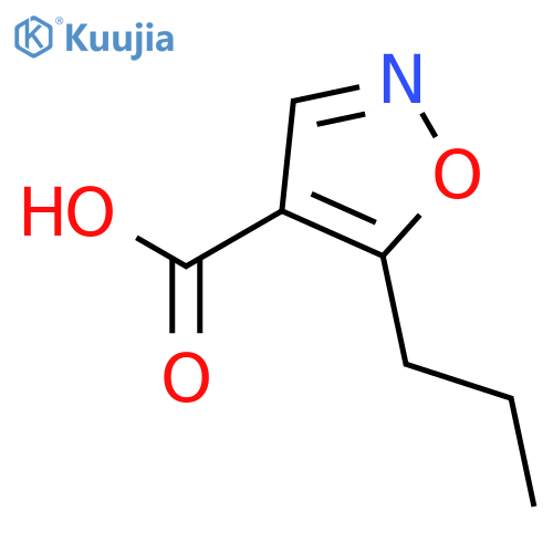 5-propyl-1,2-oxazole-4-carboxylic acid structure