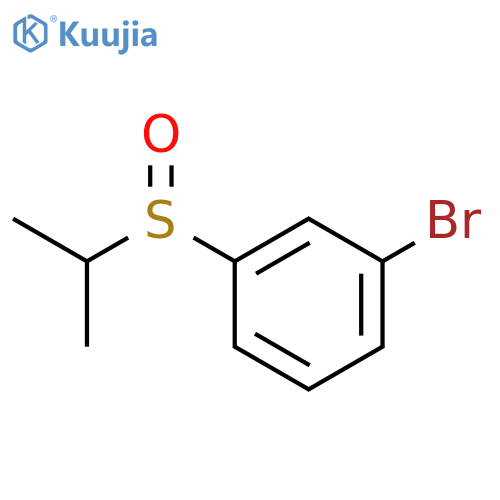 1-Bromo-3-(propane-2-sulfinyl)benzene structure