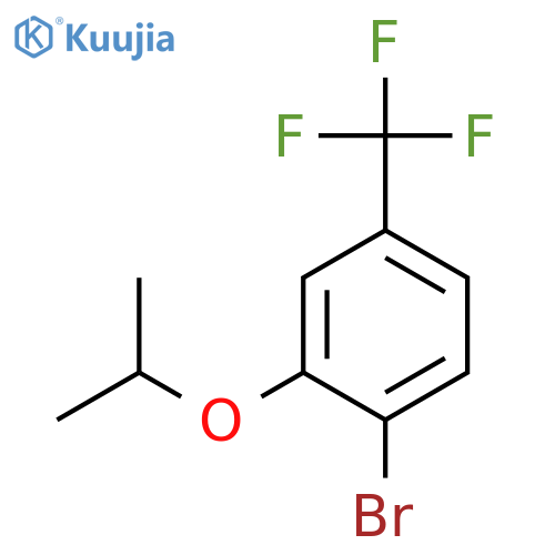 1-Bromo-2-isopropoxy-4-(trifluoromethyl)benzene structure