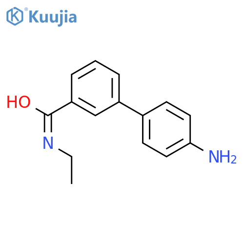 3-(4-aminophenyl)-N-ethylbenzamide structure