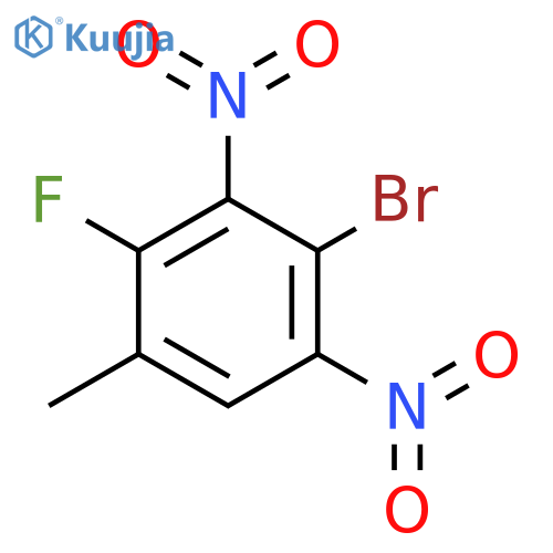 2-Bromo-4-fluoro-5-methyl-1,3-dinitrobenzene structure