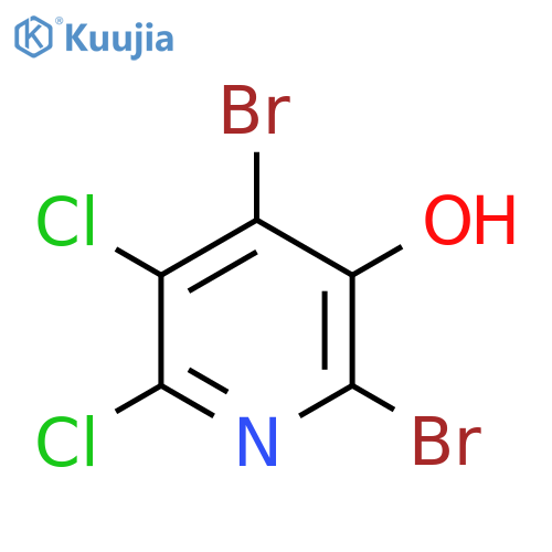 2,4-dibromo-5,6-dichloropyridin-3-ol structure