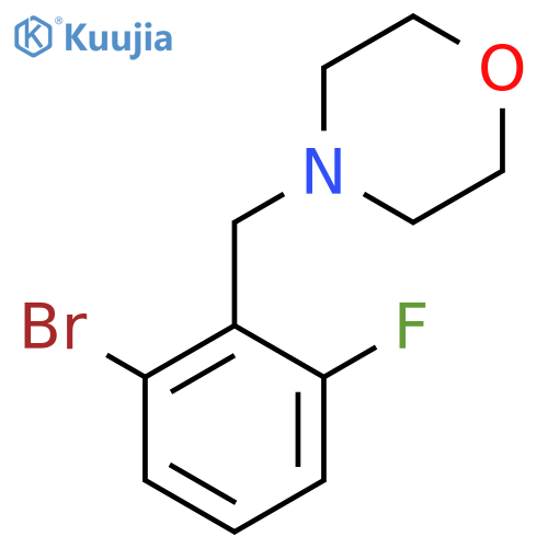 4-(2-Bromo-6-fluorobenzyl)morpholine structure