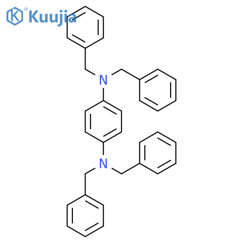 N1,N1,N4,N4-Tetrabenzylbenzene-1,4-diamine structure
