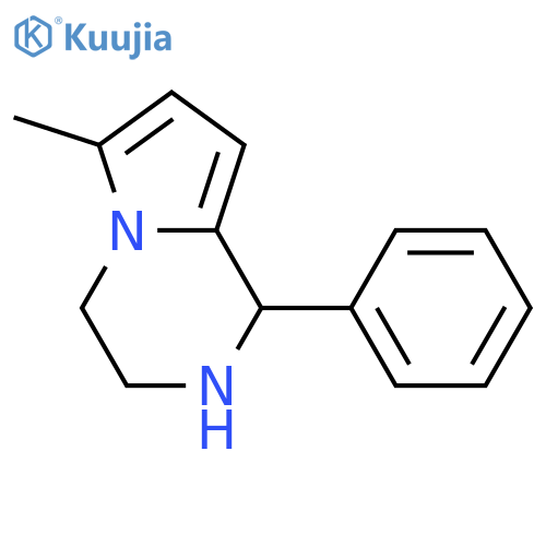 1,2,3,4-tetrahydro-6-methyl-1-phenyl-Pyrrolo[1,2-a]pyrazine structure