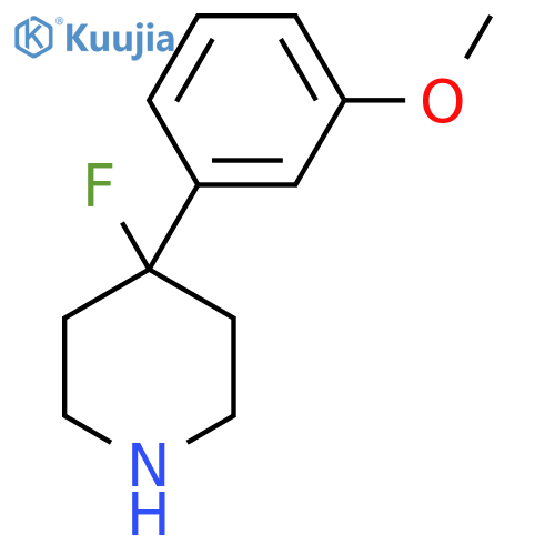 4-Fluoro-4-(3-methoxyphenyl)piperidine structure