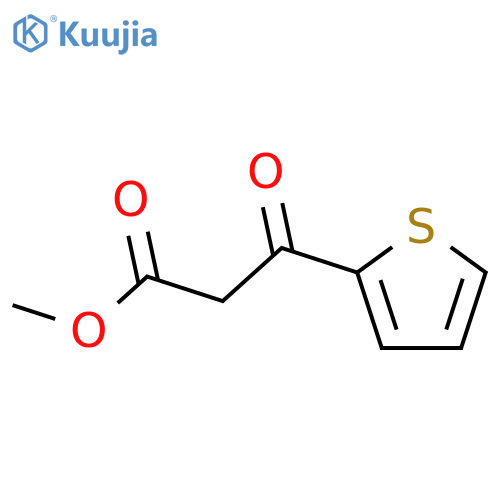 Methyl 3-oxo-3-(thiophen-2-yl)propanoate structure