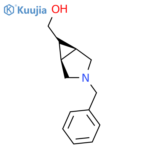 [rel-(1R,5S,6r)-3-benzyl-3-azabicyclo[3.1.0]hexan-6-yl]methanol structure