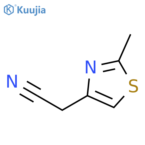2-(2-methyl-1,3-thiazol-4-yl)acetonitrile structure