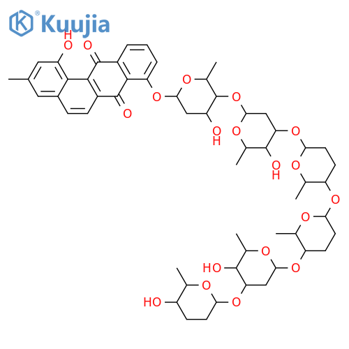Landomycin A; 3D,6,11-Trideoxy, 5,6-didehydro structure