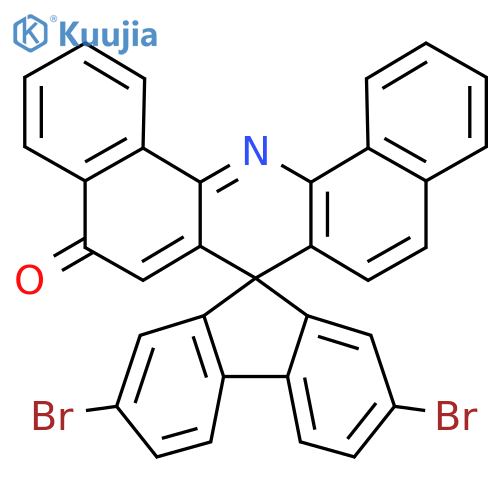 2',7'-Dibromo-5H-spiro[dibenzo[c,h]acridine-7,9'-fluoren]-5-one structure