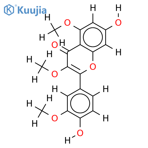 3,5,3'-trimethoxyquercetin structure