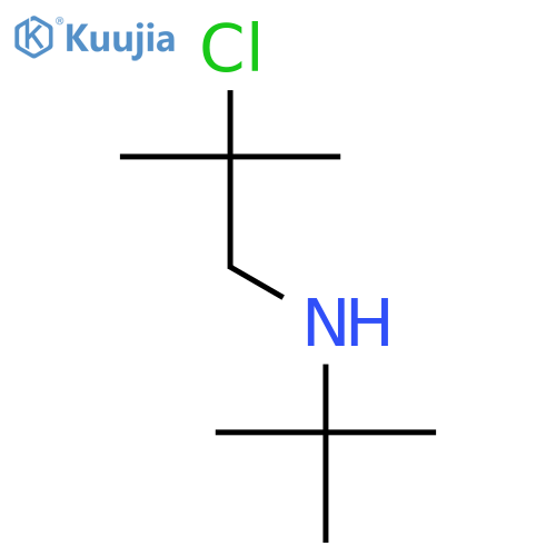 1-Propanamine, 2-chloro-N-(1,1-dimethylethyl)-2-methyl- structure