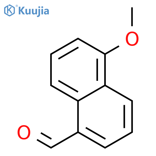 5-methoxynaphthalene-1-carbaldehyde structure