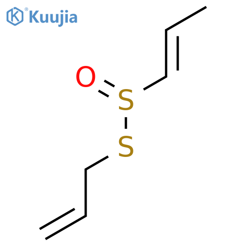 1-Propene-1-sulfinothioic acid, S-2-propenyl ester, (E)- structure