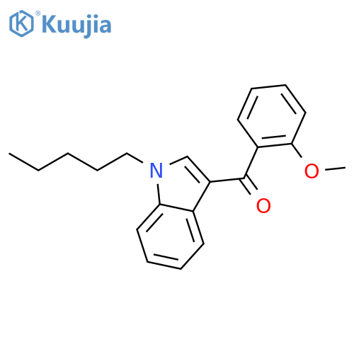 (2-methoxyphenyl)(1-pentyl-1h-indol-3-yl)methanone structure