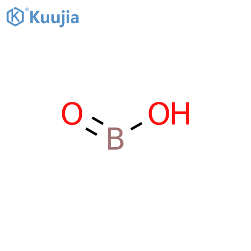 Boric acid (HBO<sub>2</sub>) structure