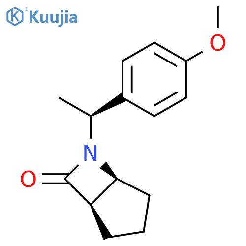 (1R,5S)-6-((S)-1-(4-methoxyphenyl)ethyl)-6-azabicyclo[3.2.0]heptan-7-one structure
