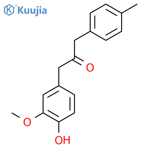 4-Hydroxy-3-methoxy-4'-methylbenzophenone structure