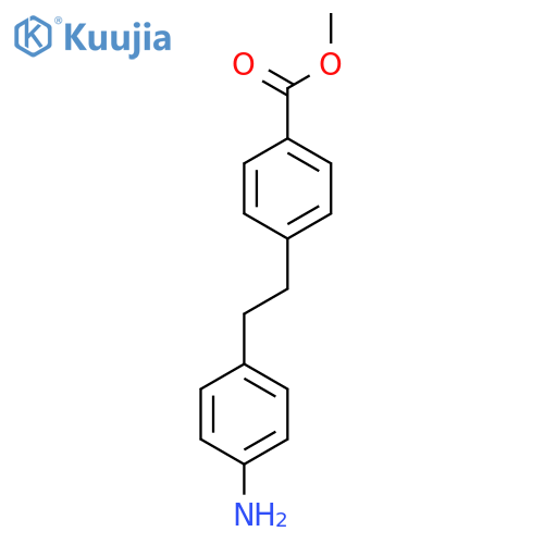 Methyl 4-(4-aminophenethyl)benzoate structure