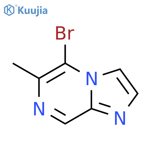 5-bromo-6-methyl-imidazo[1,2-a]pyrazine structure