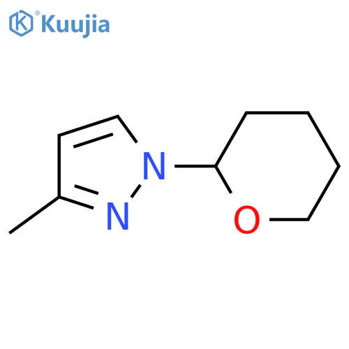 3-methyl-1-(oxan-2-yl)-1H-pyrazole structure