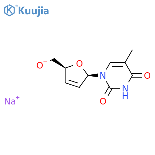Stavudine (sodium) structure