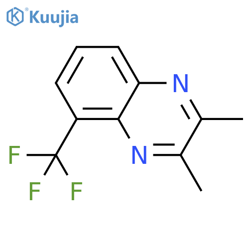 2,3-dimethyl-5-(trifluoromethyl)-Quinoxaline structure