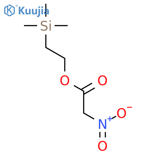 Acetic acid, nitro-, 2-(trimethylsilyl)ethyl ester structure