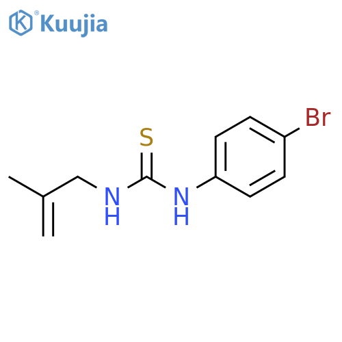 Thiourea, N-(4-bromophenyl)-N'-(2-methyl-2-propenyl)- structure
