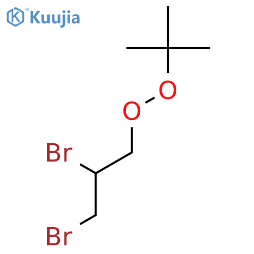 Peroxide, 2,3-dibromopropyl 1,1-dimethylethyl structure