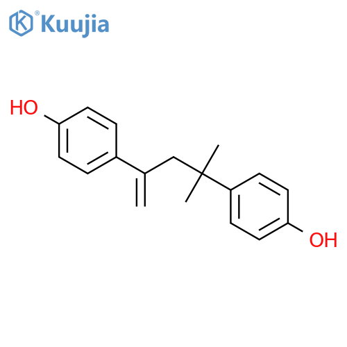 2,4-Bis(4-hydroxyphenyl)-4-methyl-1-pentene structure