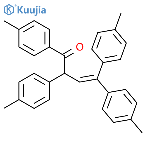 3-Buten-1-one, 1,2,4,4-tetrakis(4-methylphenyl)- structure