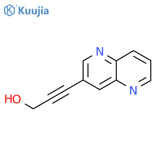 3-(1,5-Naphthyridin-3-yl)prop-2-yn-1-ol structure